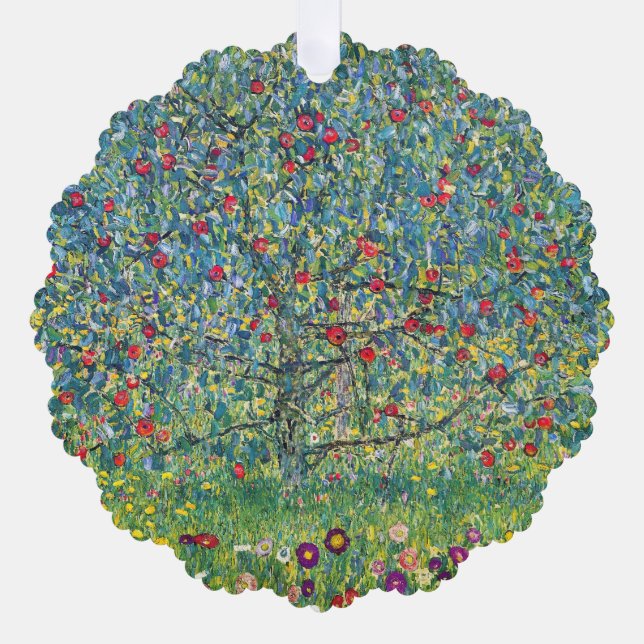 Gustav Klimt - Apple Tree Decoration Card (Front)