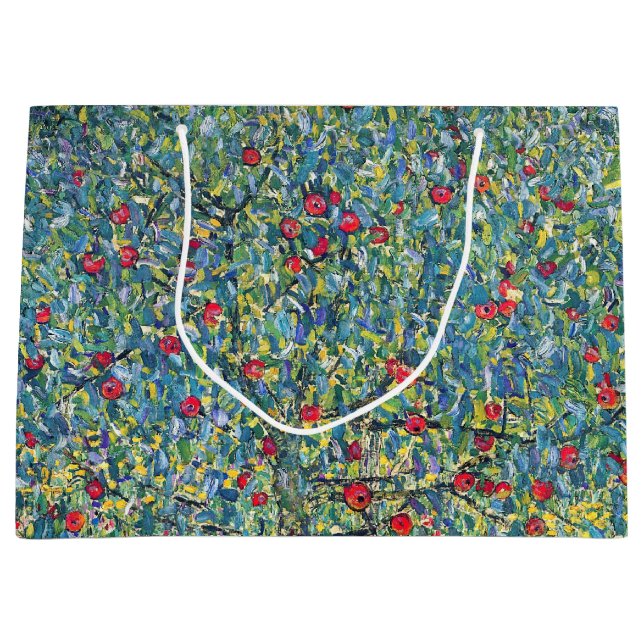 Gustav Klimt - Apple Tree Large Gift Bag (Front)