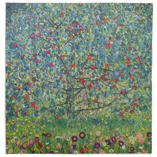Gustav Klimt - Apple Tree Napkin