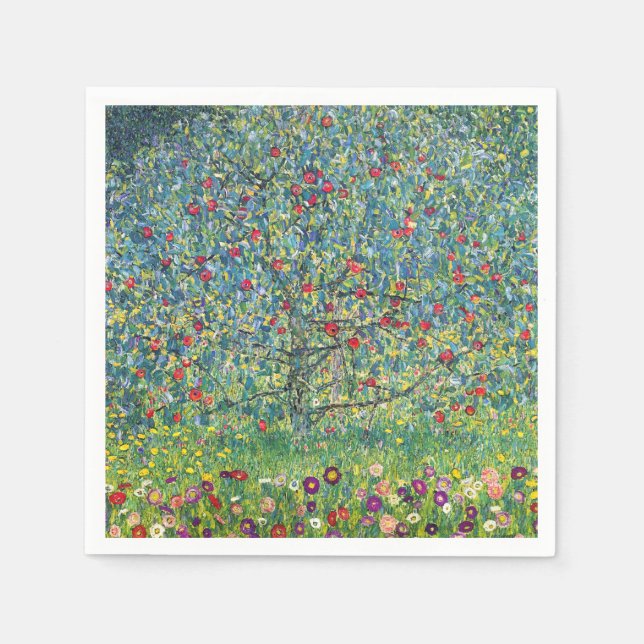 Gustav Klimt - Apple Tree Napkin (Front)