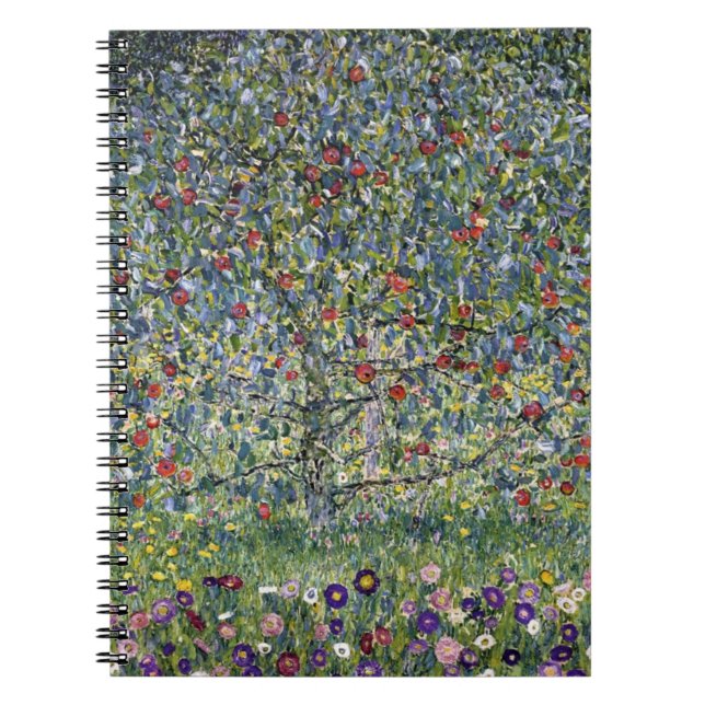 Gustav Klimt Apple Tree Notebook (Front)
