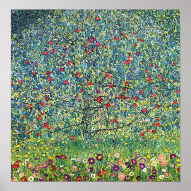 Gustav Klimt - Apple Tree Poster (Front)