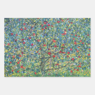 Gustav Klimt - Apple Tree Wrapping Paper Sheet