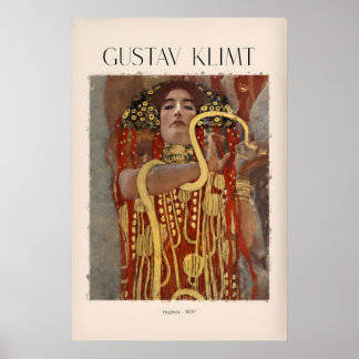 Gustav Klimt Art Print - Hygieia907 - Golden Phase