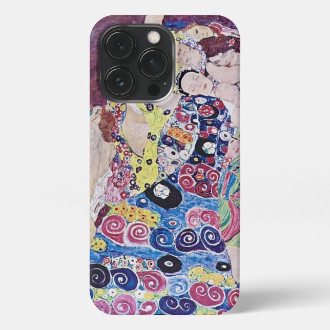 Gustav Klimt Art The Virgins iPhone Case (Back)