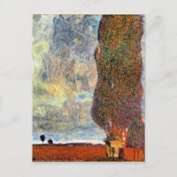 Gustav Klimt artwork, The Large Poplar Tree II