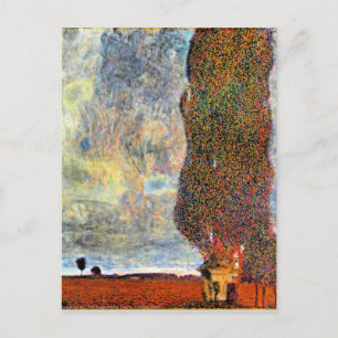 Gustav Klimt artwork, The Large Poplar Tree II Postcard