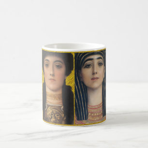 Gustav Klimt-Athena & Isis   retro goddess Coffee Mug