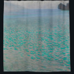 Gustav Klimt Attersee Vintage Art GalleryHD Shower Curtain<br><div class="desc">Gustav Klimt. Attersee. c. 1900. Oil on canvas. Original fine art painting by famous Austrian Art Nouveau artist Gustav Klimt.</div>