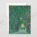 Gustav Klimt - Avenue in the Park Schloss Kammer Postcard<br><div class="desc">Avenue in the Park of Schloss Kammer - Gustav Klimt,  Oil on Canvas,  1912</div>