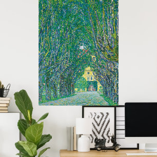 Gustav Klimt: Avenue of Schloss Kammer Park Poster