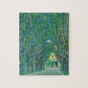 Gustav Klimt Avenue of Schloss Kramer Park Jigsaw Puzzle