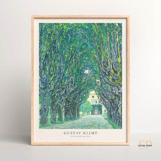 Gustav Klimt Avenue to Schloss Kammer Painting Art Poster (Creator Uploaded)