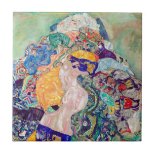 Gustav Klimt - Baby / Cradle Ceramic Tile