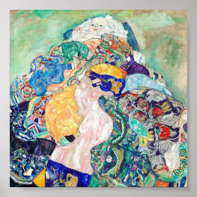 Gustav Klimt, Baby Cradle, Fine Art Poster (Front)