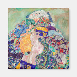 Gustav Klimt - Baby / Cradle Magnet