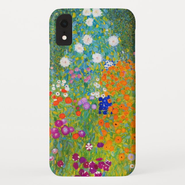 Gustav Klimt Bauerngarten Flower Garden Fine Art Case-Mate iPhone Case (Back)