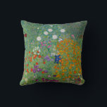 Gustav Klimt Bauerngarten Flower Garden Fine Art Cushion<br><div class="desc">Gustav Klimt Bauerngarten Flower Garden Fine Art</div>
