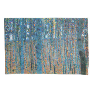 Gustav Klimt Beech Forest Vintage Fine Art Pillowcase