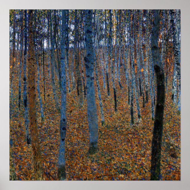 Gustav Klimt - Beech Grove I Poster (Front)