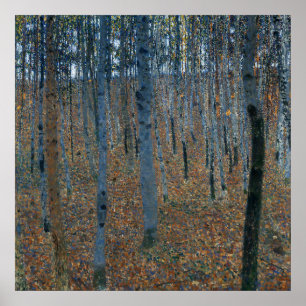 Gustav Klimt - Beech Grove I Poster