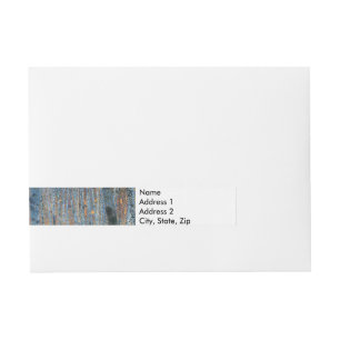 Gustav Klimt Beech Tree Forest Grove Wraparound Address Label
