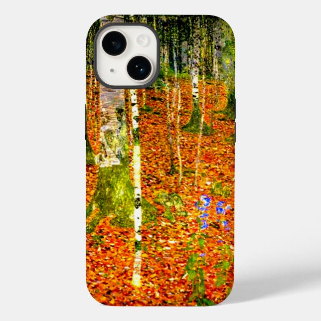 Gustav Klimt Birch Trees Case-Mate iPhone Case (Back)