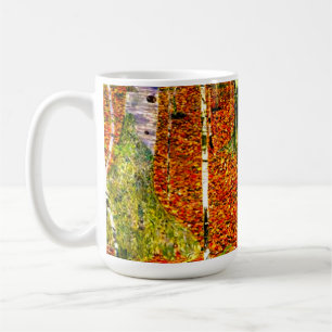 Gustav Klimt Birch Trees Coffee Mug