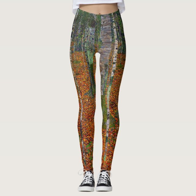 Gustav Klimt - Birch Wood Leggings (Front)