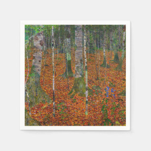 Gustav Klimt - Birch Wood Napkin