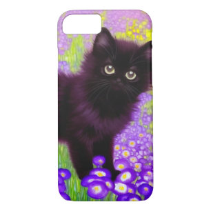 Gustav Klimt Black Kitten iPhone 8/7 Case