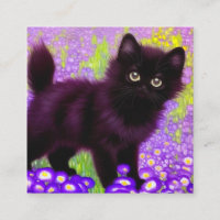 Gustav Klimt Black Kitten