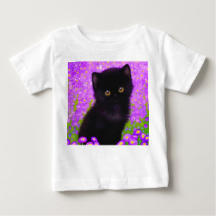 Gustav Klimt Cat Baby T-Shirt