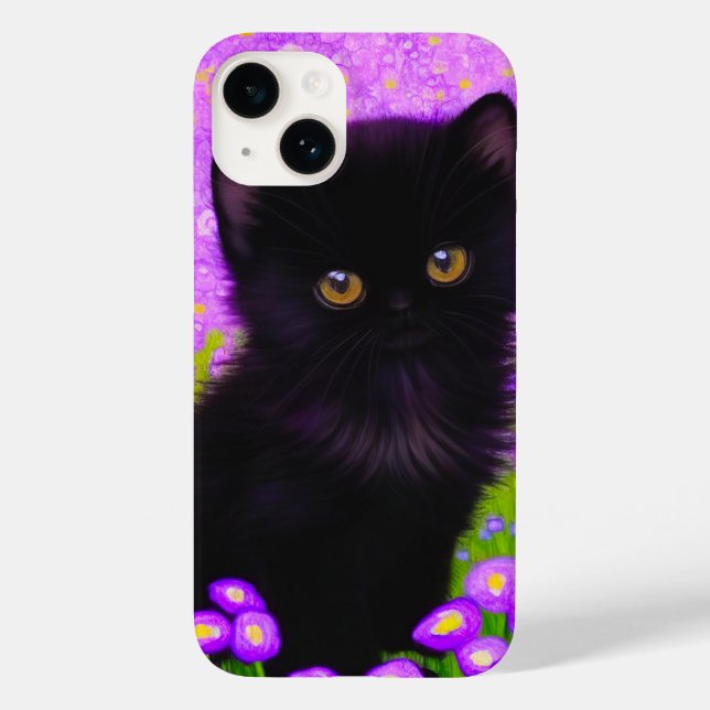 Gustav Klimt Cat Case-Mate iPhone Case (Back)