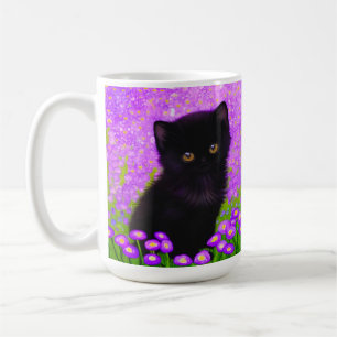 Gustav Klimt Cat Coffee Mug