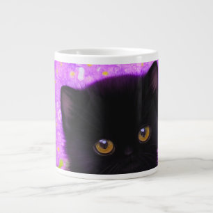 Gustav Klimt Cat Large Coffee Mug