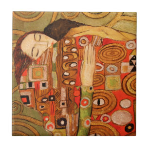 Gustav Klimt Ceramic Tile
