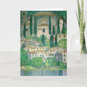Gustav Klimt - Church in Cassone Card