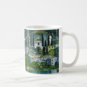 Gustav Klimt , "Church in Cassone" Coffee Mug