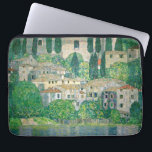 Gustav Klimt - Church in Cassone Laptop Sleeve<br><div class="desc">Church in Cassone / Landscape with Cypresses - Gustav Klimt,  Oil on Canvas,  1913</div>