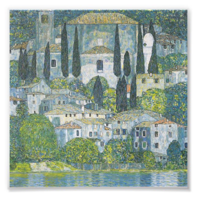 Gustav Klimt - Church In Cassone Photo Print (Front)