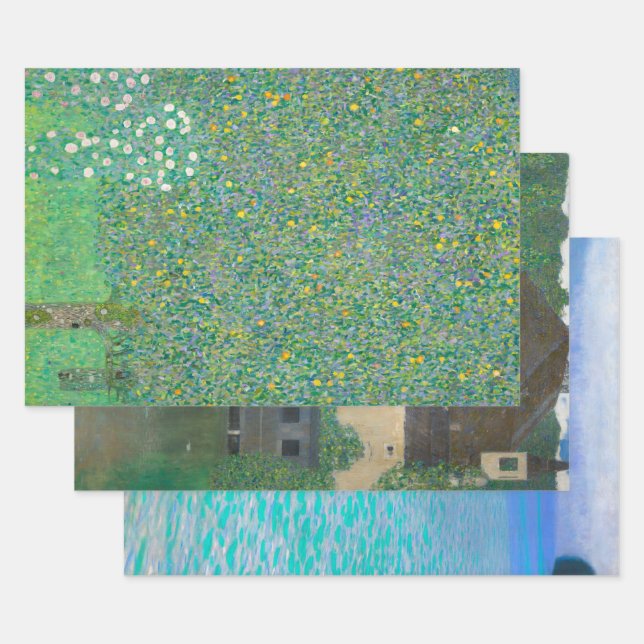Gustav Klimt Collection, Decoupage Wrapping Paper Sheet (Set)