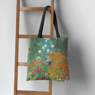 Gustav Klimt Cottage Garden Tote Bag