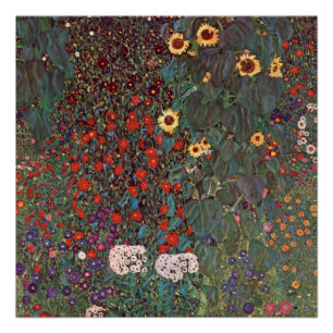 Gustav Klimt - Country Garden Poster