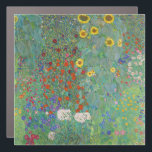 Gustav Klimt - Country Garden with Sunflowers Car Magnet<br><div class="desc">Country Garden with Sunflowers / Farm Garden with Sunflowers - Gustav Klimt in 1905-1906</div>