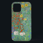 Gustav Klimt - Country Garden with Sunflowers iPhone 12 Case<br><div class="desc">Country Garden with Sunflowers / Farm Garden with Sunflowers - Gustav Klimt in 1905-1906</div>
