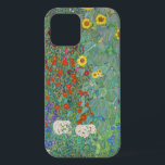Gustav Klimt - Country Garden with Sunflowers iPhone 12 Case<br><div class="desc">Country Garden with Sunflowers / Farm Garden with Sunflowers - Gustav Klimt in 1905-1906</div>