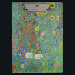 Gustav Klimt - Country Garden with Sunflowers Clipboard<br><div class="desc">Country Garden with Sunflowers / Farm Garden with Sunflowers - Gustav Klimt in 1905-1906</div>