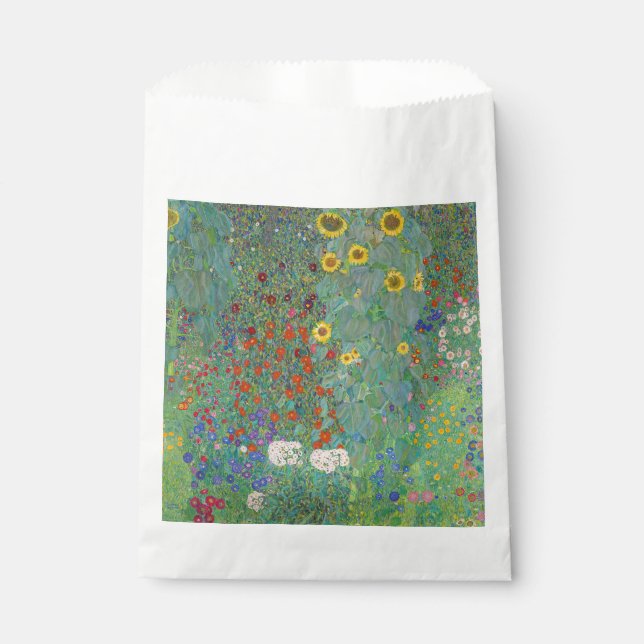 Gustav Klimt - Country Garden with Sunflowers Favour Bag (Front)