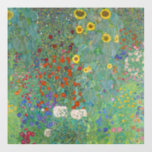 Gustav Klimt - Country Garden with Sunflowers Floor Decals<br><div class="desc">Country Garden with Sunflowers / Farm Garden with Sunflowers - Gustav Klimt in 1905-1906</div>